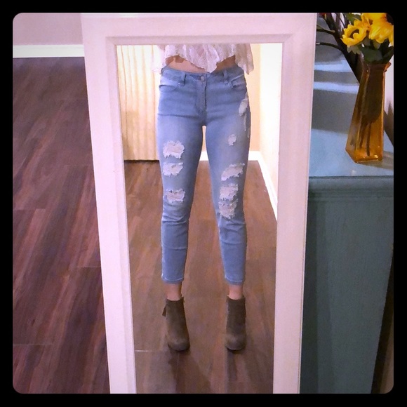 Torn Jeggings - Picture 1 of 4